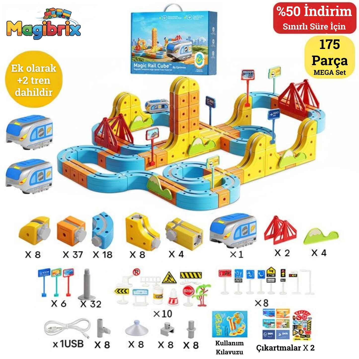 Magibrix™ - Maceracı Tren Seti