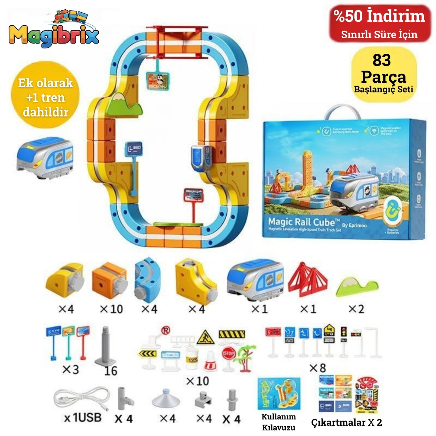 Magibrix™ - Maceracı Tren Seti