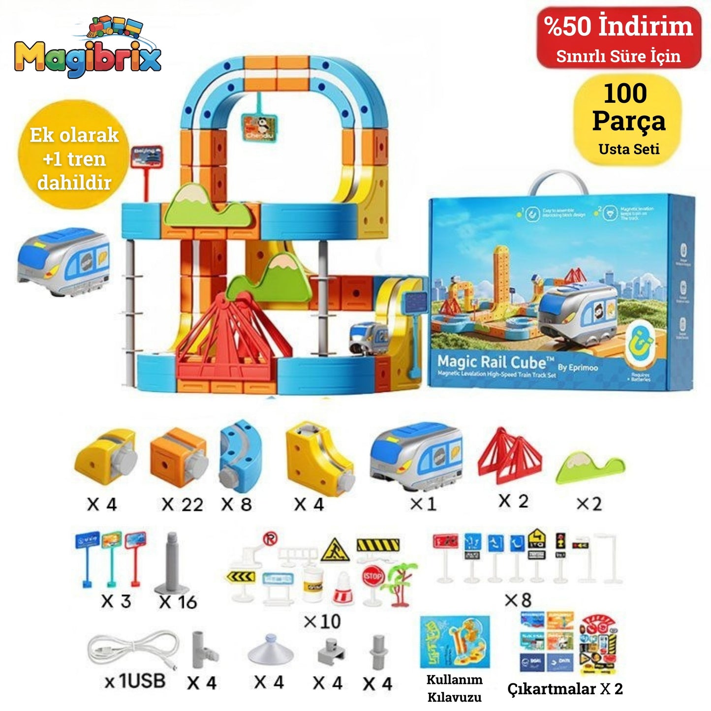 Magibrix™ - Maceracı Tren Seti