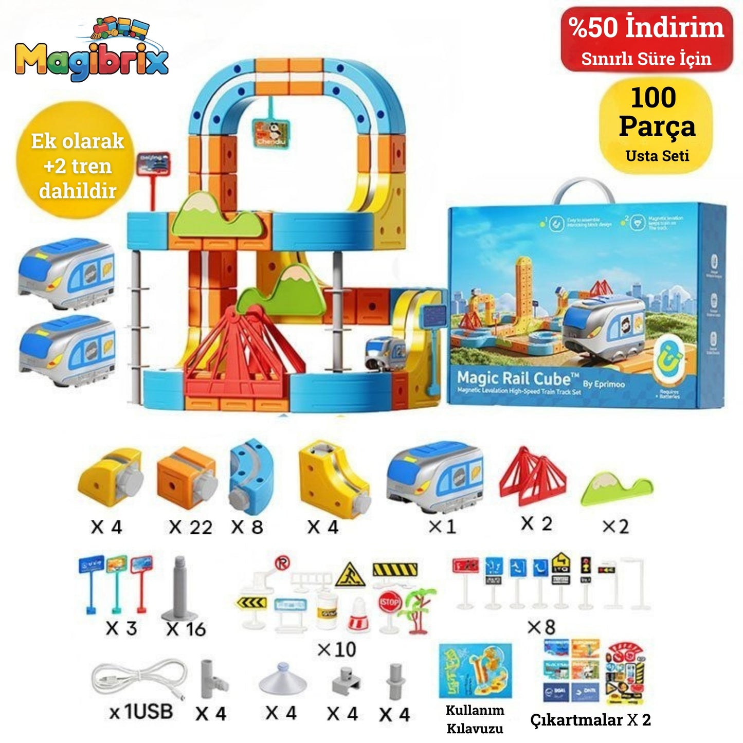 Magibrix™ - Maceracı Tren Seti